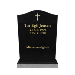 215b - Svart granitt