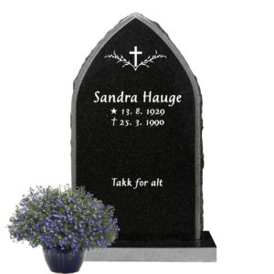 218a - Svart granitt