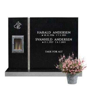 219a - Svart granitt